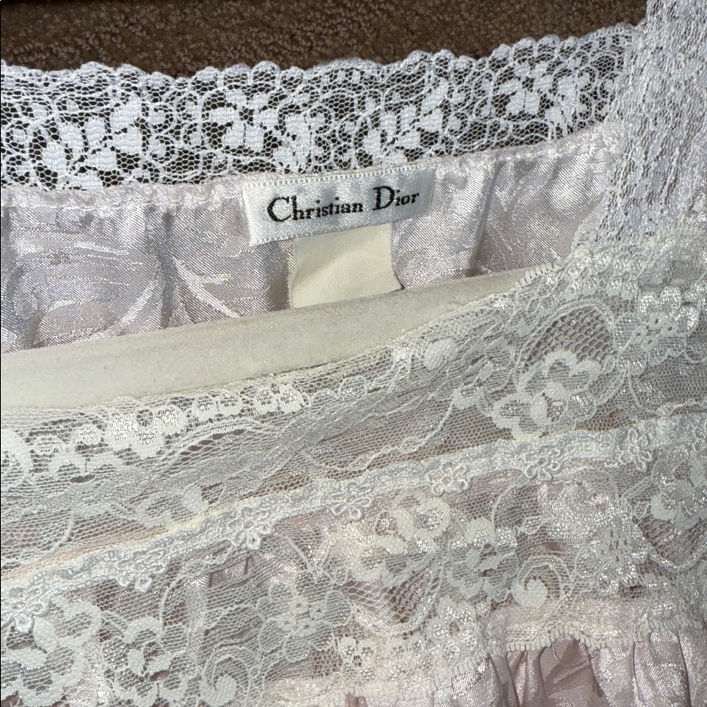 Dior Soft Pink Lace Robe - Picture 11 of 12